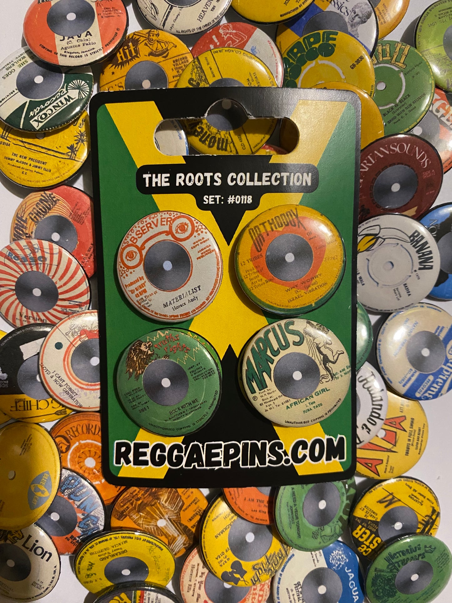 The Roots Collection | Set #0118 | Collectable Reggae Pins