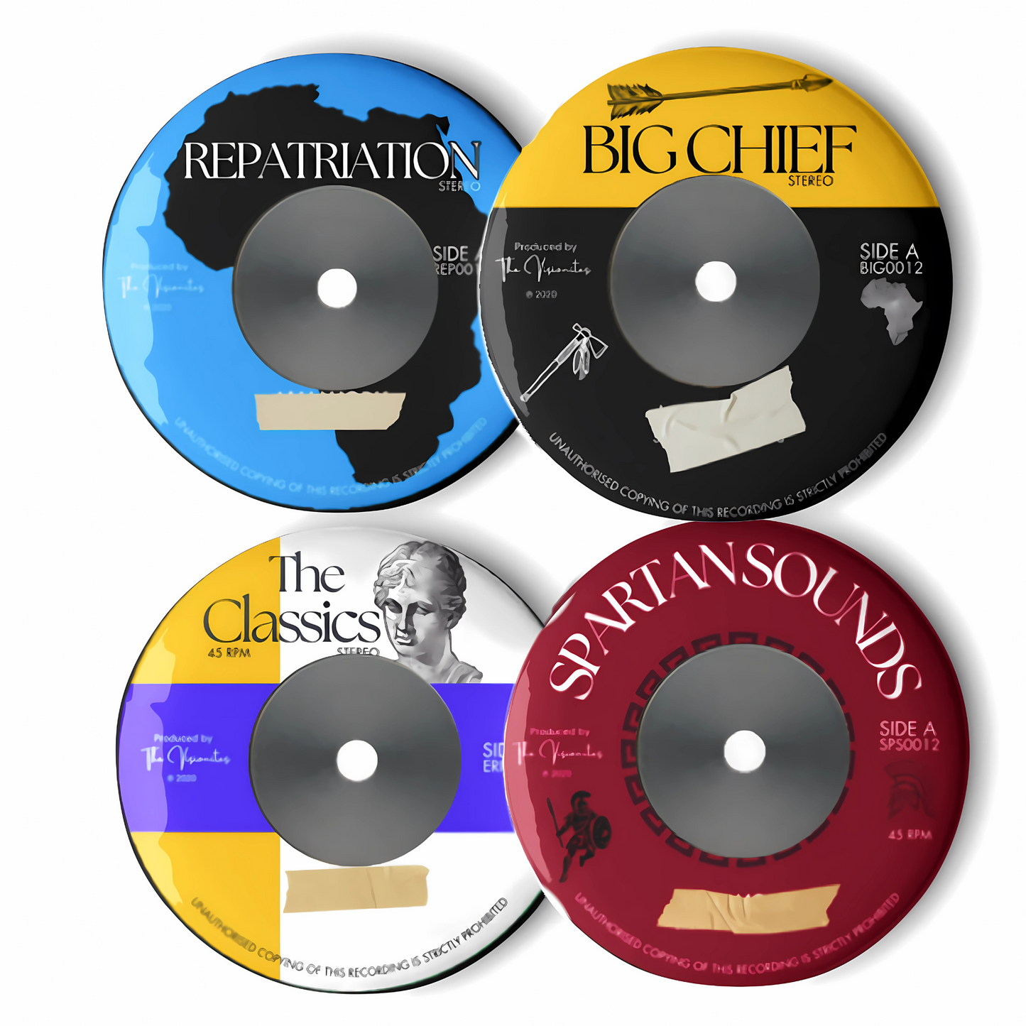 The Visionites Collection | Set #0110 | Collectable Reggae Pins