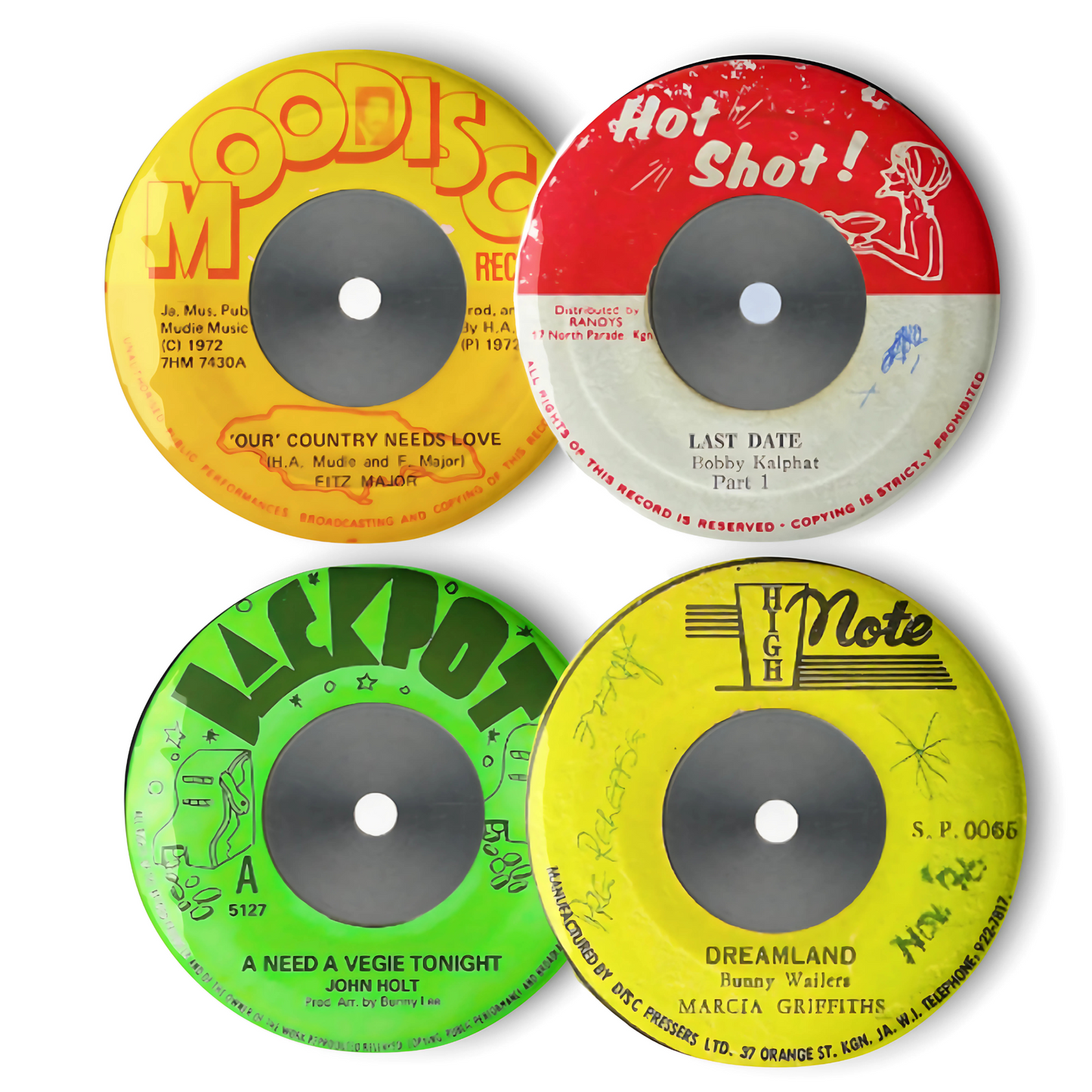 The Hitmakers Collection IV | Set #0131 | Collectable Reggae Pins