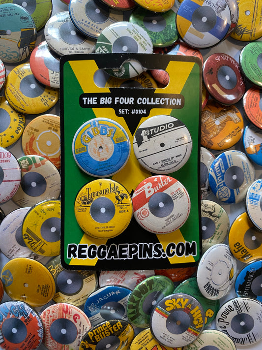 The Big Four Collection | Set #0104 | Collectable Reggae Pins