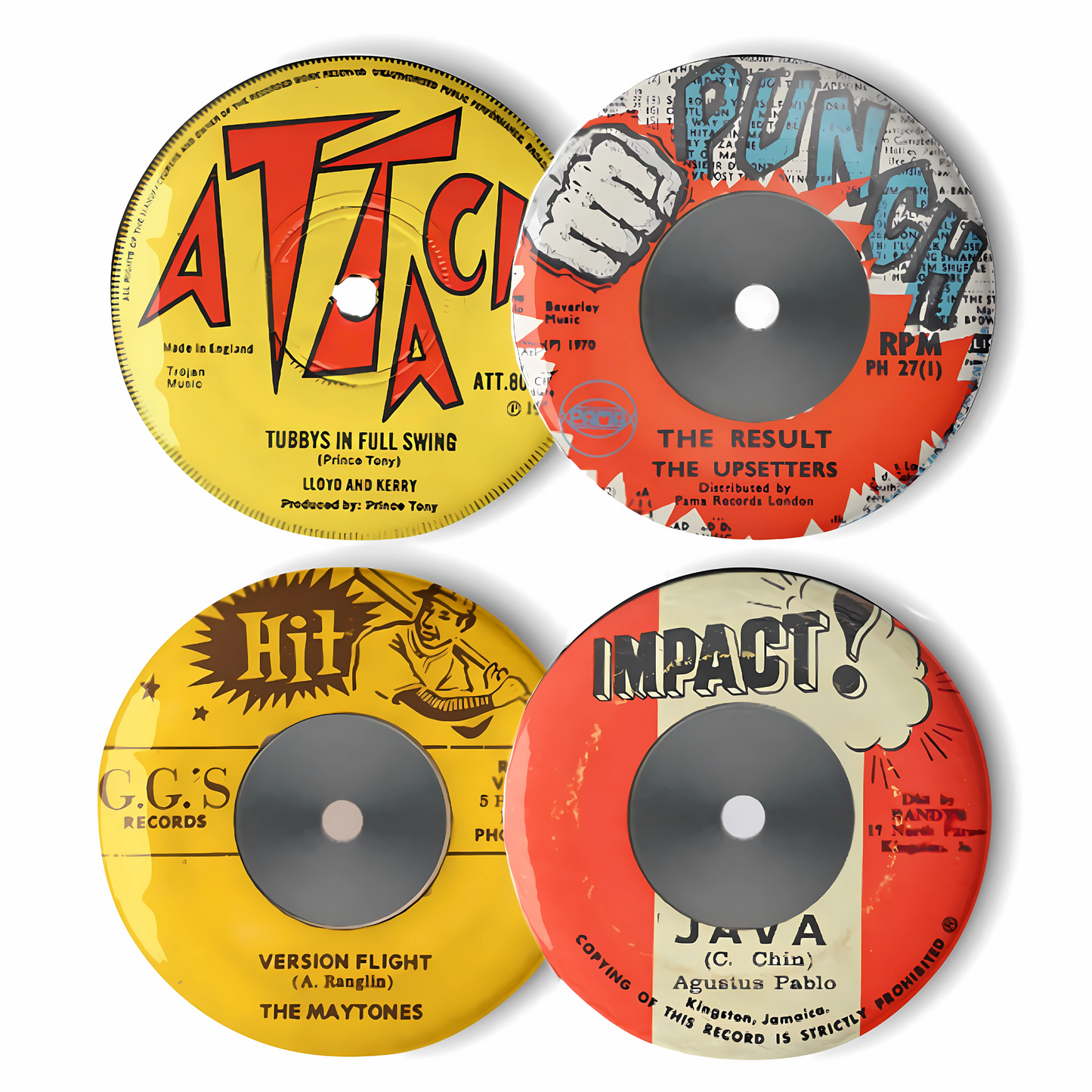 The Action Collection | Set #0115 | Collectable Reggae Pins