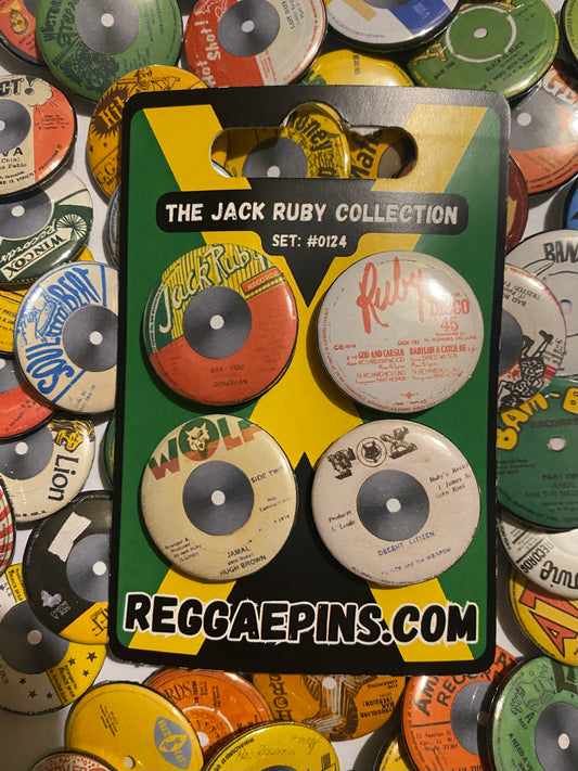 The Jack Ruby Collection | Set #0124 | Collectable Reggae Pins
