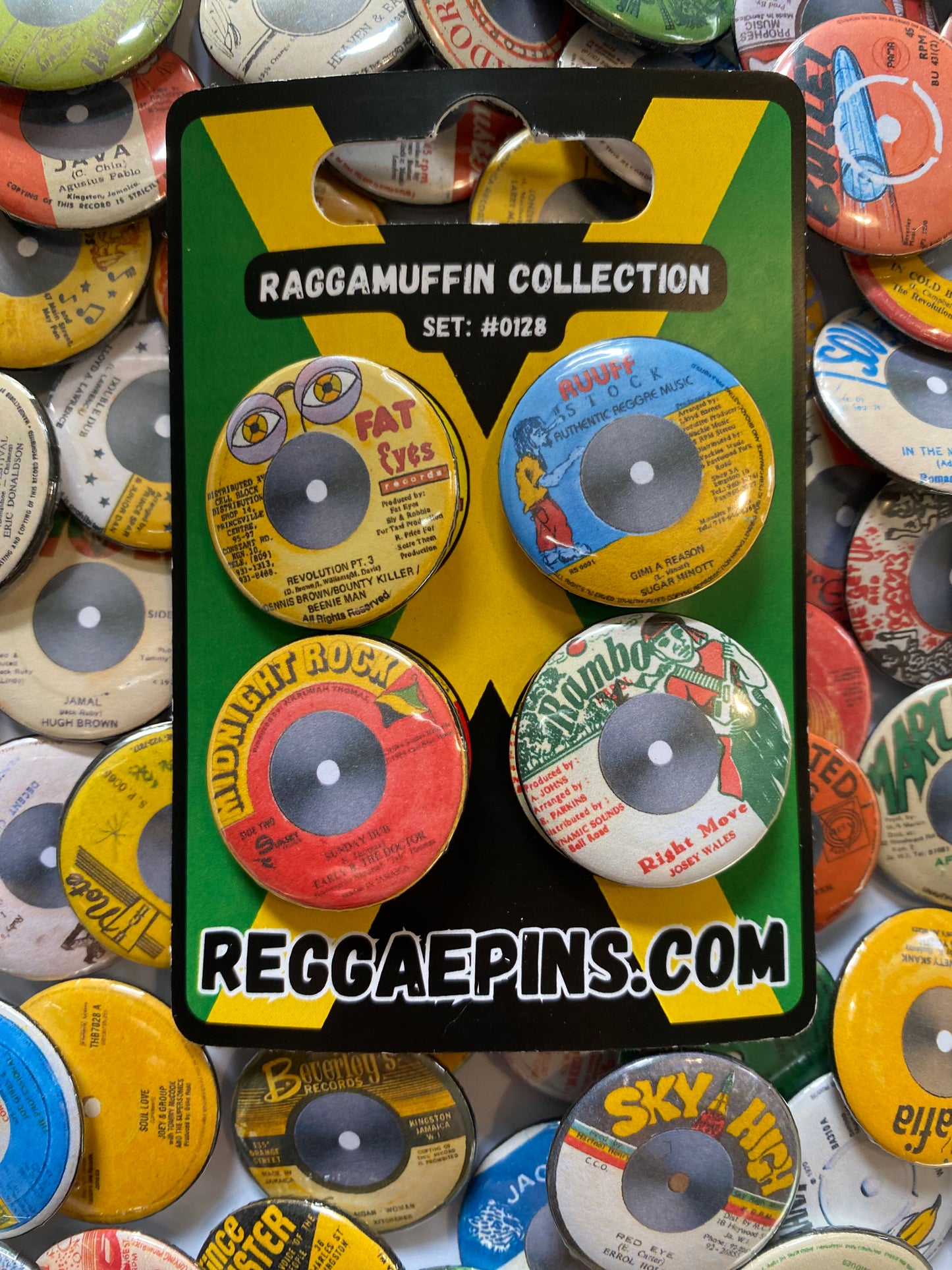 The Raggamuffin Collection | Set #0128 | Collectable Reggae Pins