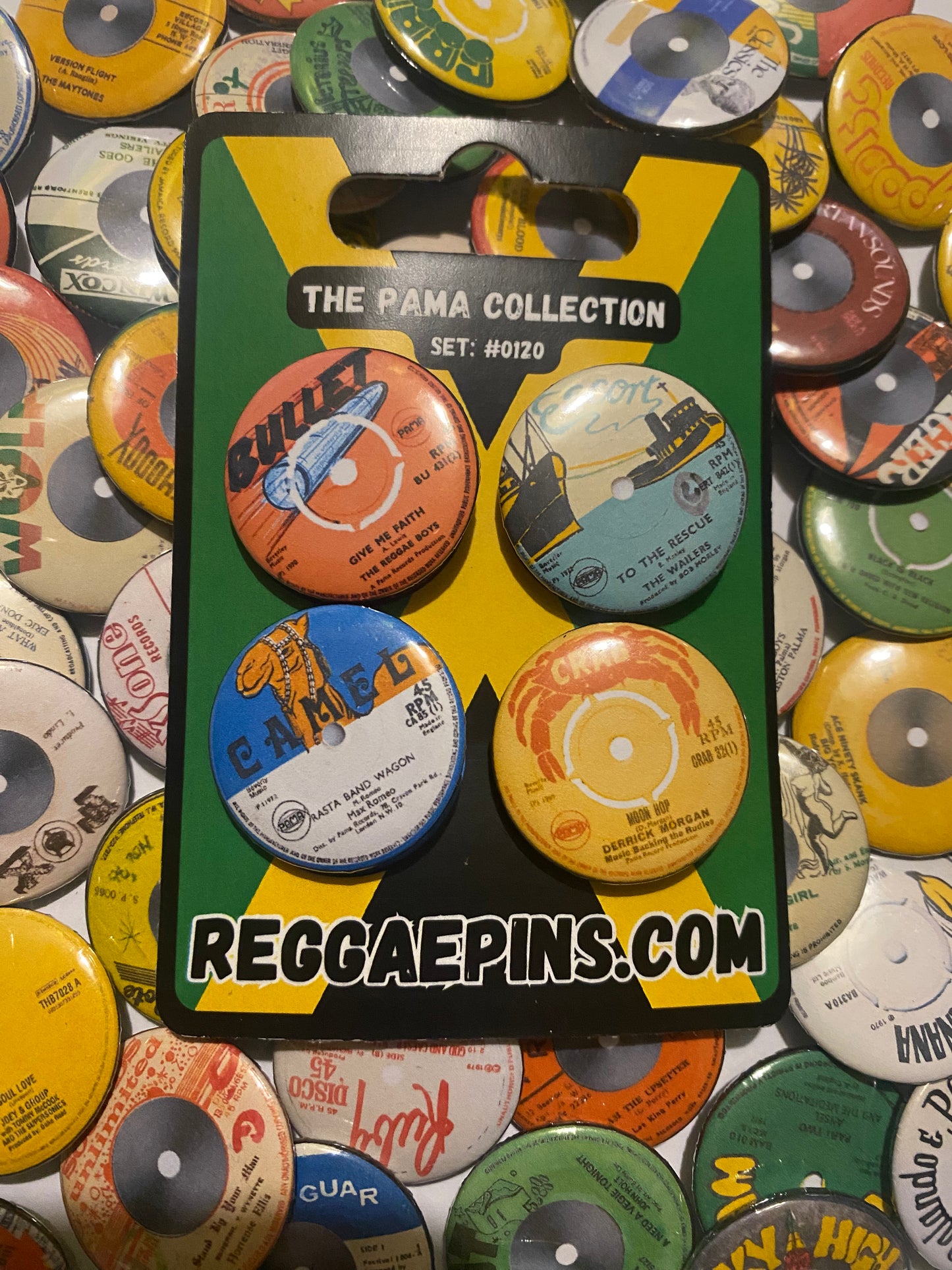 The Pama Collection | Set #0120 | Collectable Reggae Pins