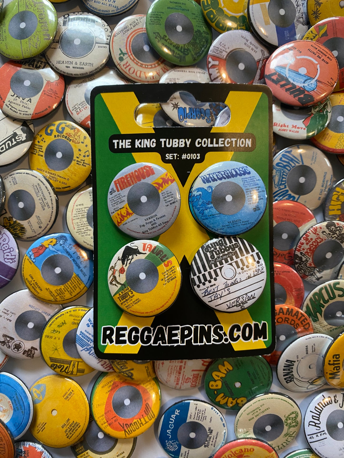 The King Tubby Collection | Set #0103 | Collectable Reggae Pins