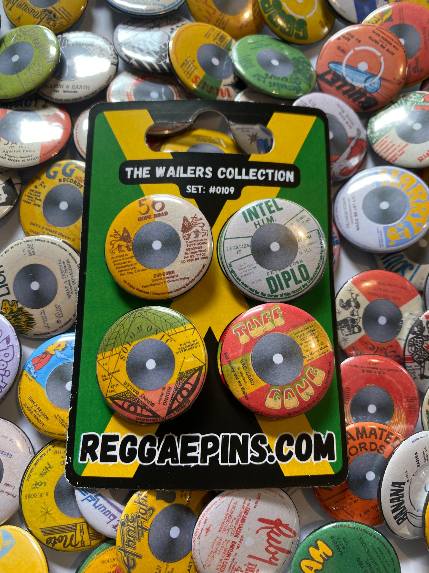 The Wailers Collection | Set #0109 | Collectable Reggae Pins