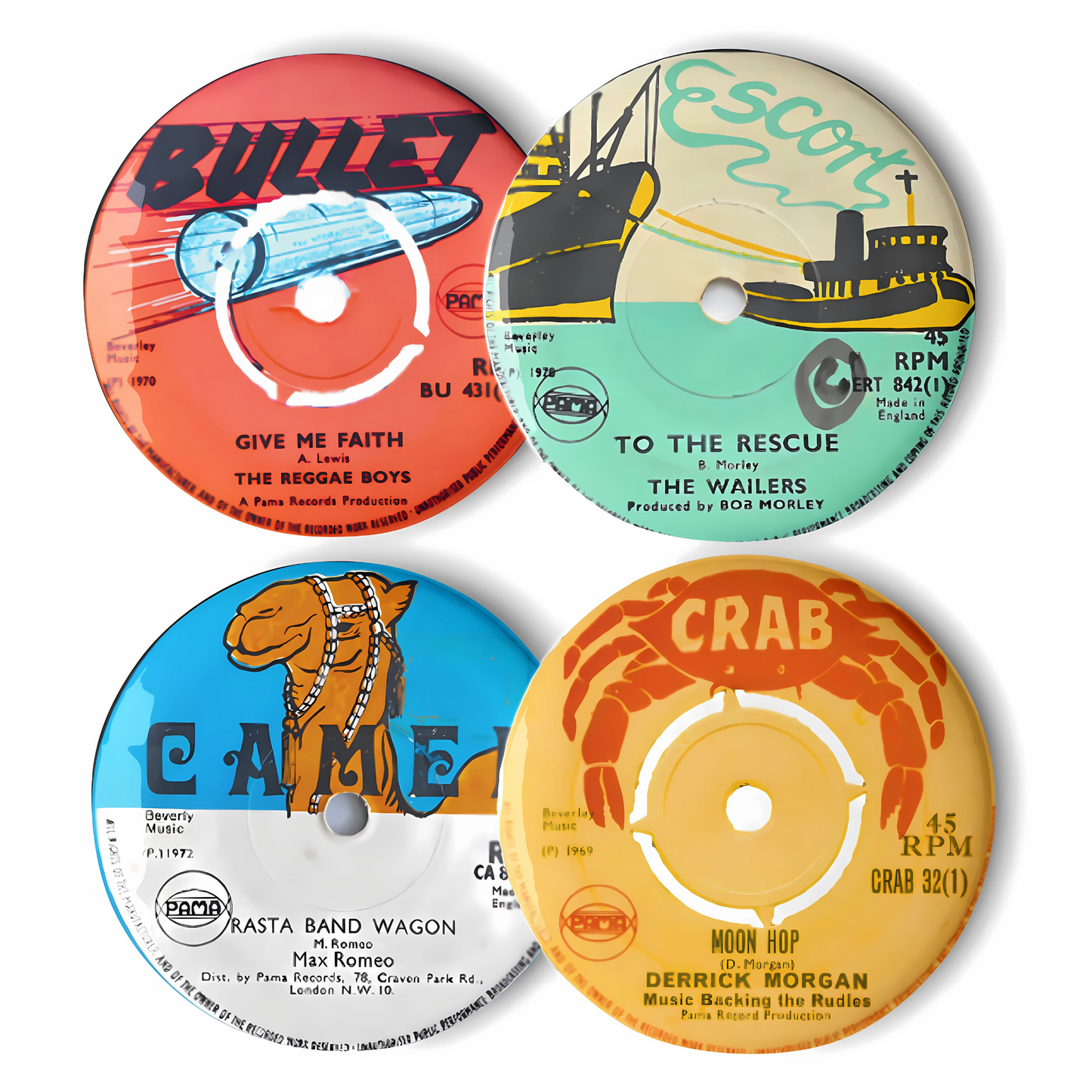 The Pama Collection | Set #0120 | Collectable Reggae Pins