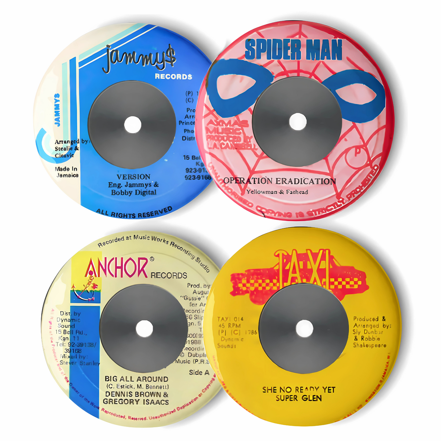 The 80's Kings Collection | Set #0107 | Collectable Reggae Pins