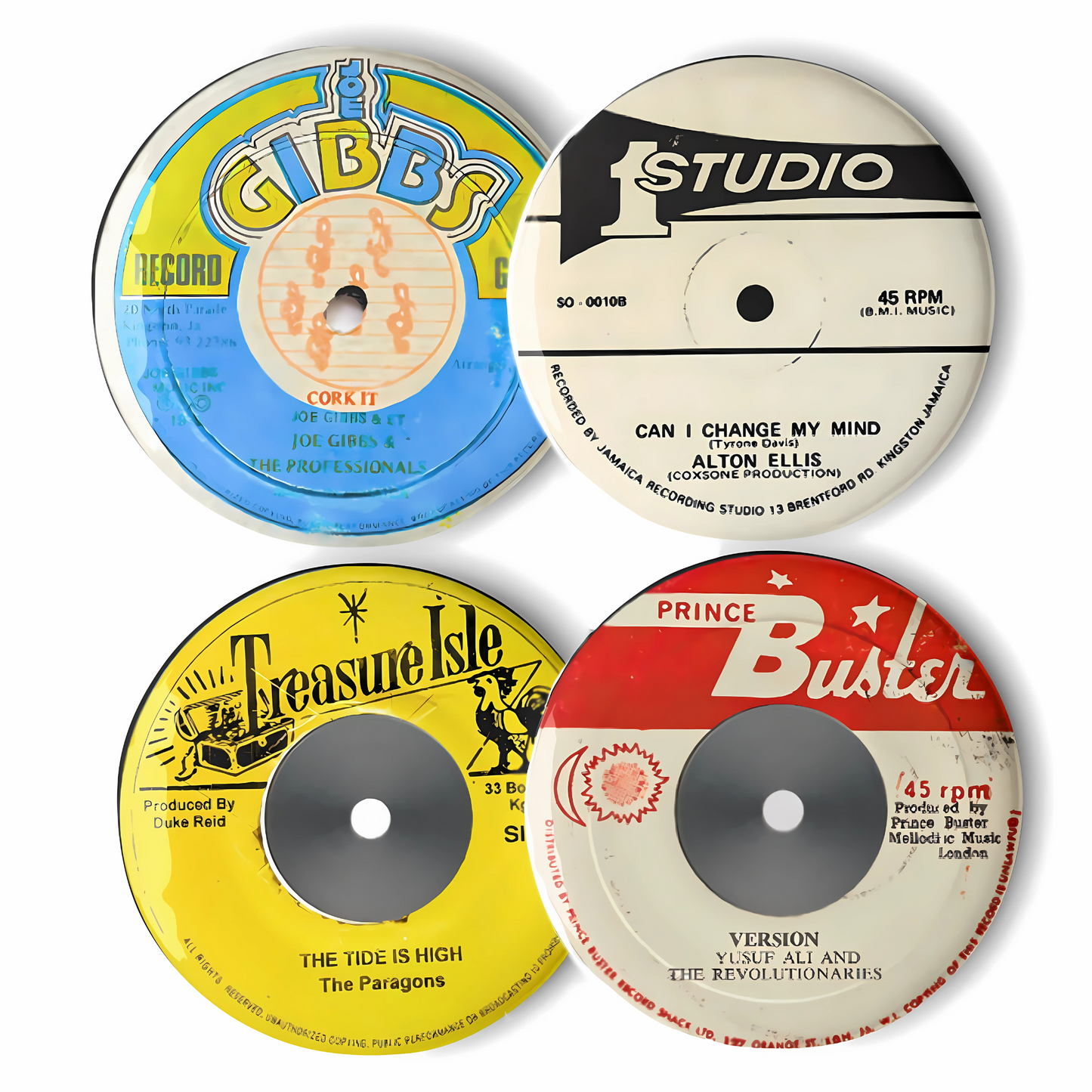 The Big Four Collection | Set #0104 | Collectable Reggae Pins