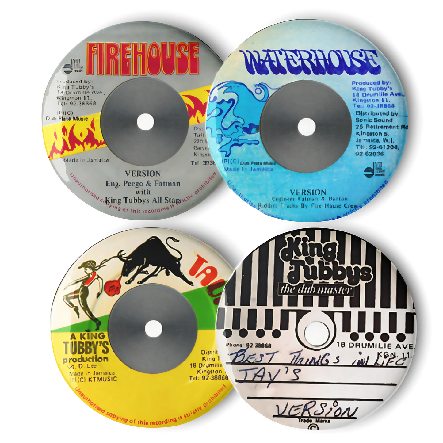 The King Tubby Collection | Set #0103 | Collectable Reggae Pins