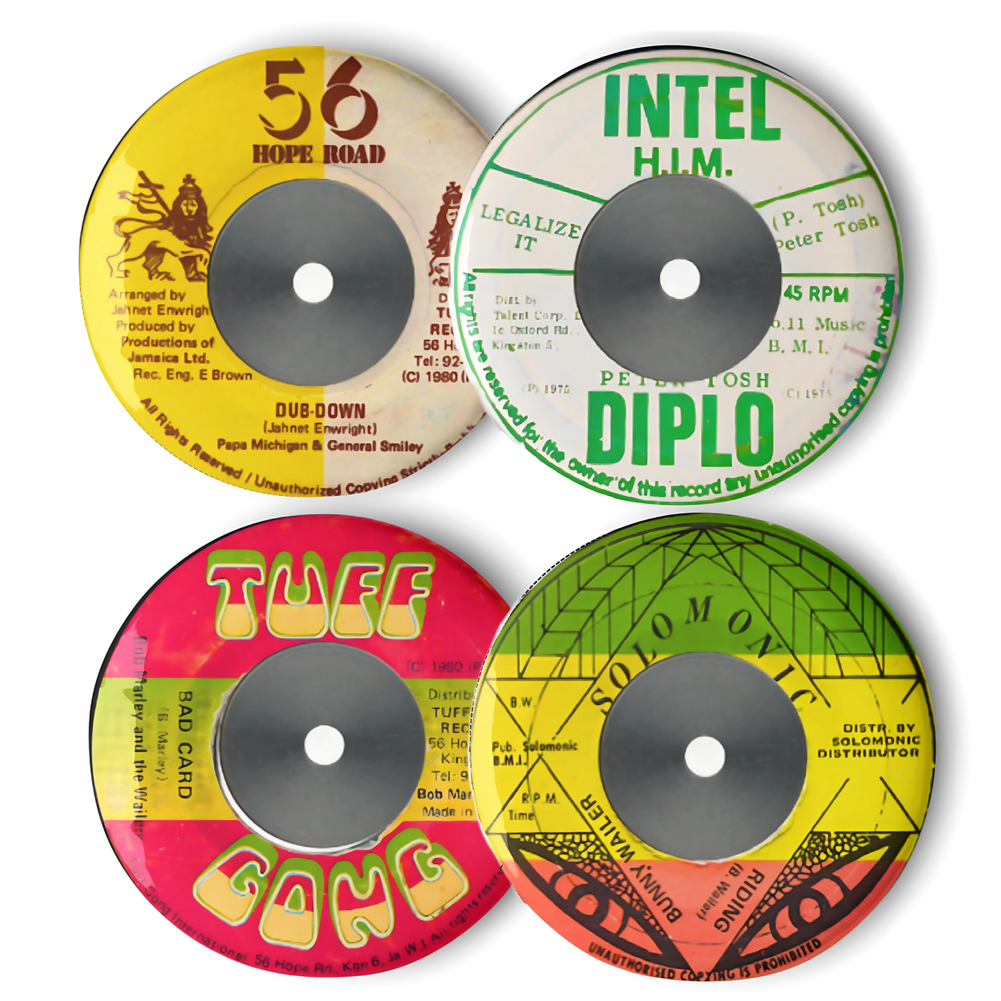 The Wailers Collection | Set #0109 | Collectable Reggae Pins