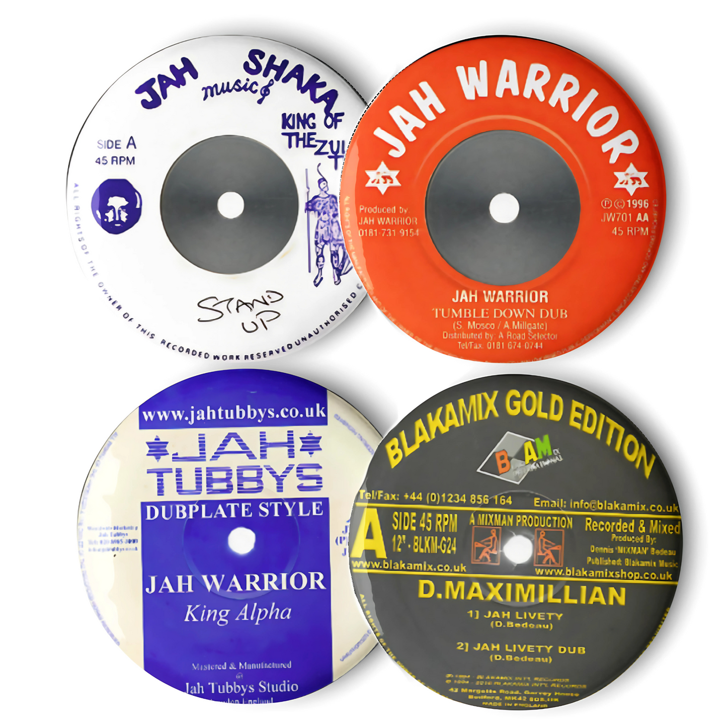 The UK Dub Collection | Set #0111 | Collectable Reggae Pins