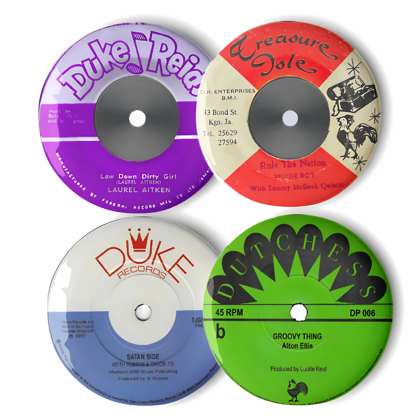 The Duke’s Collection | Set #0114 | Collectable Reggae Pins