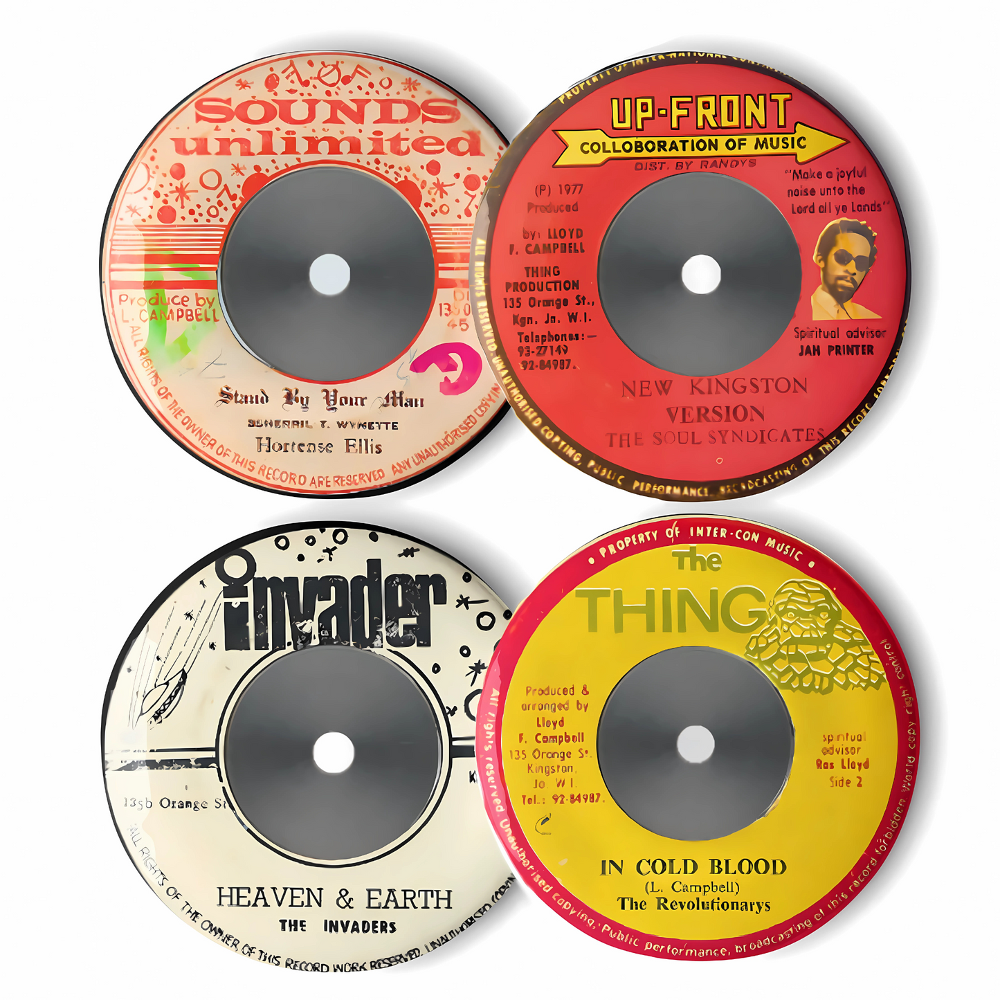 The Printer’s Collection  | Set #0132 | Collectable Reggae Pins