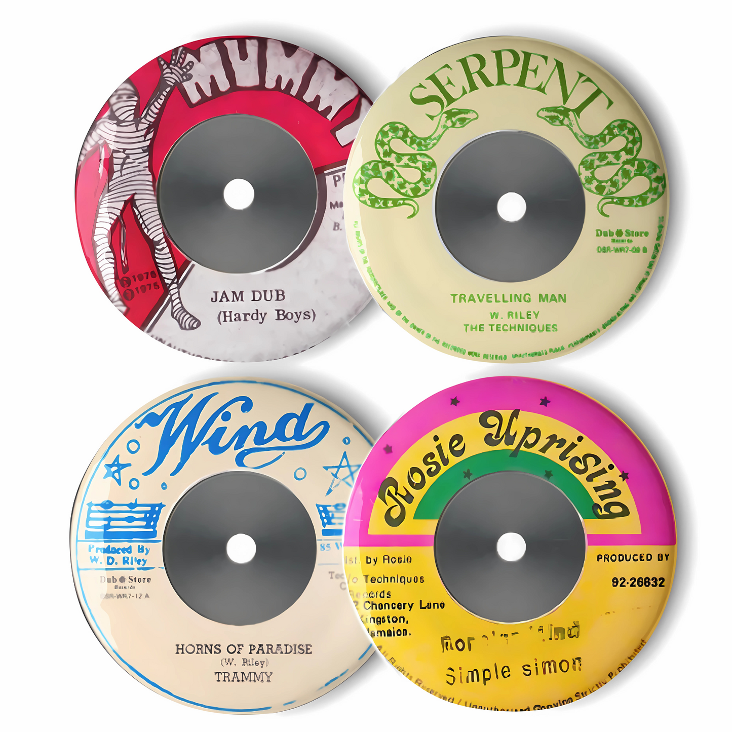 The Techniques Collection | Set #0126 | Collectable Reggae Pins