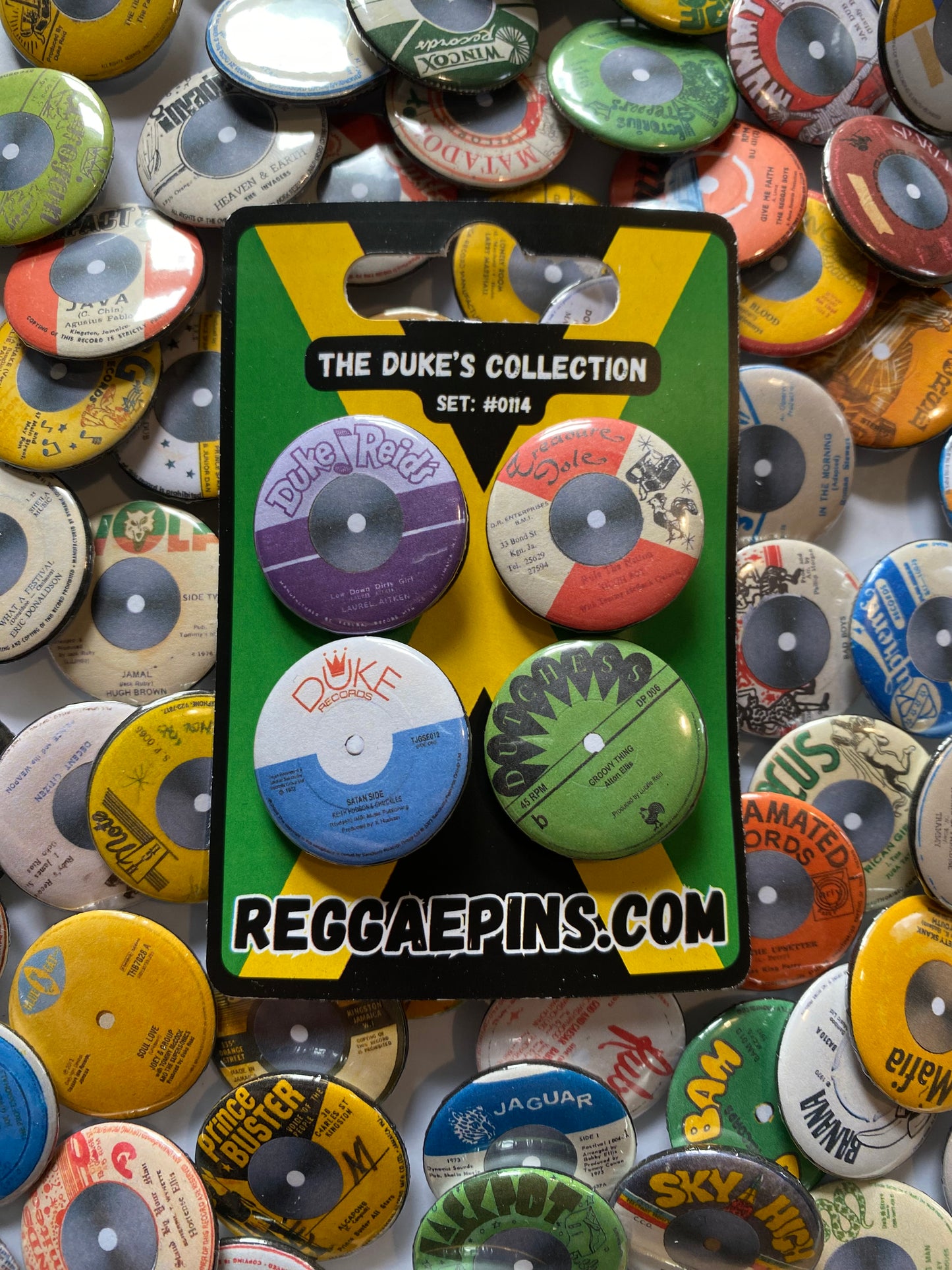 The Duke’s Collection | Set #0114 | Collectable Reggae Pins