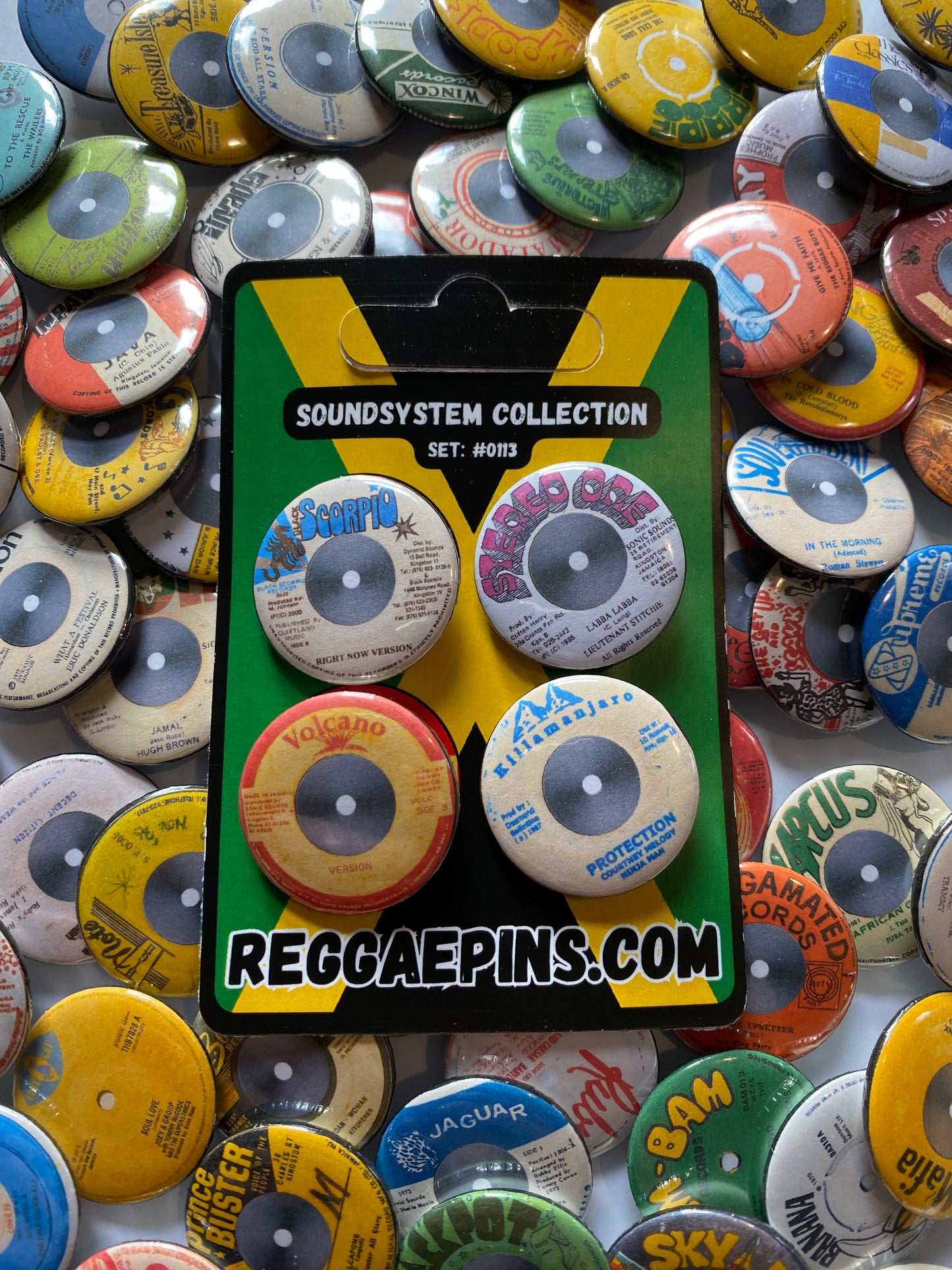 The Soundsystem Collection | Set #0113 | Collectable Reggae Pins