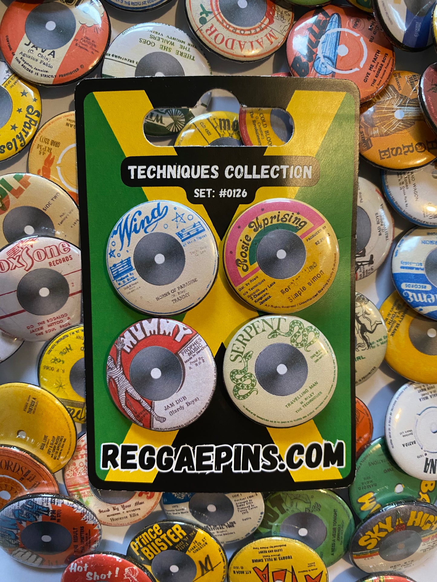 The Techniques Collection | Set #0126 | Collectable Reggae Pins