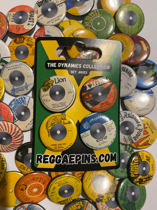 The Dynamics Collection | Set #0123 | Collectable Reggae Pins