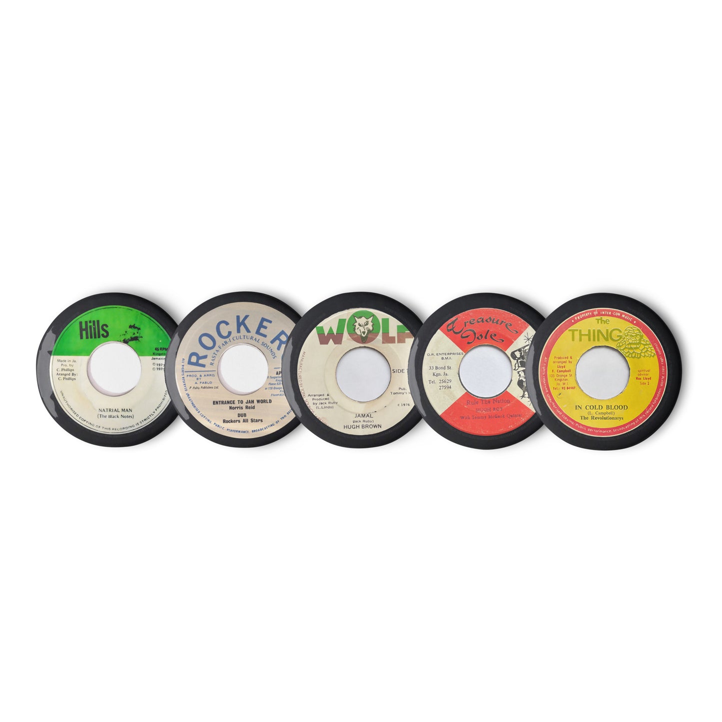 Classic Reggae Label Collectible Pins – Set #020